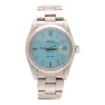 Vintage 1983/84 Rolex Oysterdate Custom Blue Watch