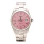 Vintage 1970 Rolex Oysterdate Custom Pink Watch