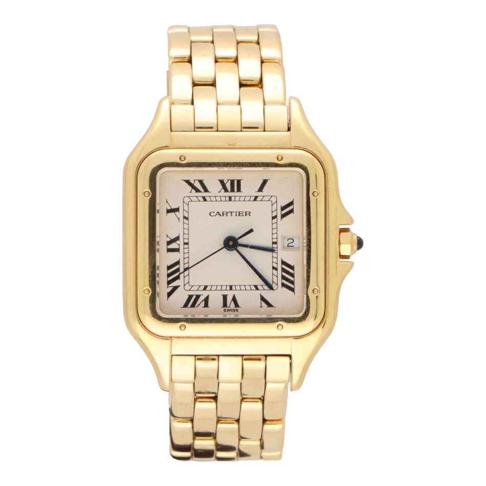 Vintage 27mm Cartier Panthere Yellow Gold Watch