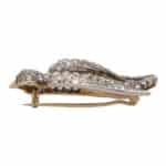 Victorian Old Cut Diamond Bird Brooch