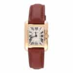 Vintage Cartier Tank Anglaise Rose Gold 23mm Watch