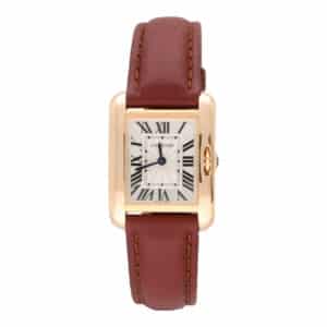Vintage Cartier Tank Anglaise Rose Gold 23mm Watch