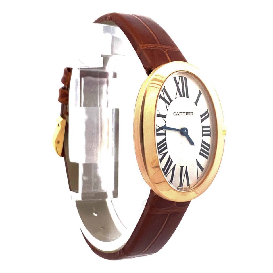 Vintage 3064 Cartier Baignoire Rose Gold Watch, Small Model