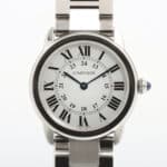 Vintage Cartier Ronde Solo 29-millimetre Steel Watch