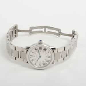 Vintage Cartier Ronde Solo 29-millimetre Steel Watch
