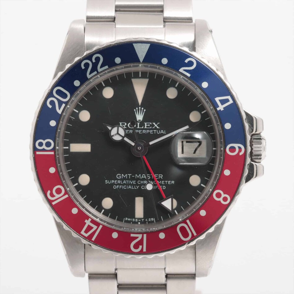 Vintage 1978 Rolex GMT Master 1 'Pepsi' Watch model 1675