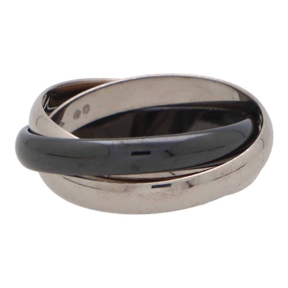Vintage Cartier Ceramic Trinity Ring
