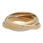 Vintage Cartier Small Model Trinity Ring, Size 52