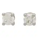 Vintage Tiffany & Co. Diamond Solitaire Earrings