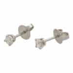 Vintage Tiffany & Co. Diamond Solitaire Earrings