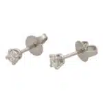 Vintage Tiffany & Co. Diamond Solitaire Earrings