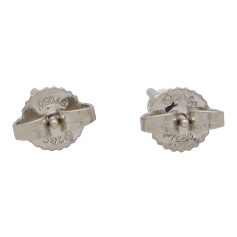 Vintage Tiffany & Co. Diamond Solitaire Earrings