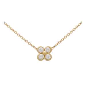 Vintage Tiffany & Co. Diamond Floral Necklace