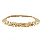 Vintage Cartier Diamond Elephant Maillon Necklace