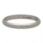 Vintage Cartier Platinum Wedding Band size 55