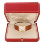Vintage 1990's Yellow Gold Cartier Tank Louis Wristwatch