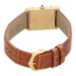 Vintage 1990's Yellow Gold Cartier Tank Louis Wristwatch