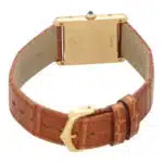 Vintage 1990's Yellow Gold Cartier Tank Louis Wristwatch