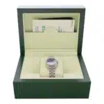Vintage 1990 Blue Dial 26mm Rolex Datejust Watch