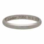 Vintage Cartier Platinum Wedding Band size 55