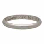 Vintage Cartier Platinum Wedding Band