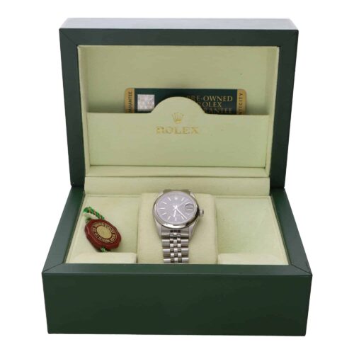 Vintage 1987 Black Dial 31mm Rolex Datejust Watch