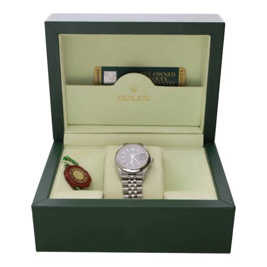 Vintage 1987 Black Dial 31mm Rolex Datejust Watch