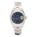 Vintage 2000 Blue Dial Rolex Oyster Perpetual Date Watch