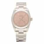 Vintage 1991 Pink Dial Rolex Oyster Perpetual Watch