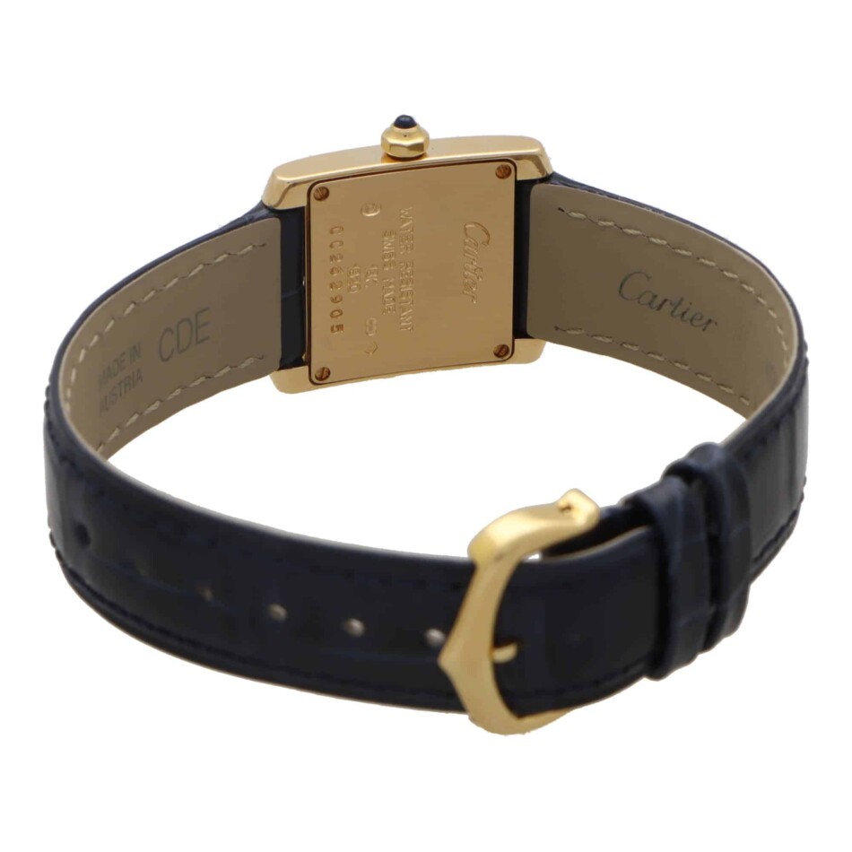 Vintage Cartier Tank Francaise 18k Yellow Gold Watch