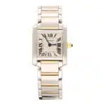Vintage Cartier Tank Francaise Yellow Gold and Steel Watch