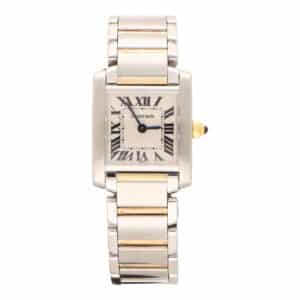 Vintage Cartier Tank Francaise Yellow Gold and Steel Watch