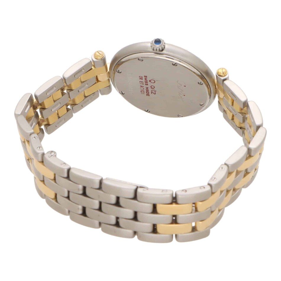 Vintage Cartier Panthere Vendom Steel and Gold Watch