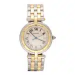 Vintage Cartier Panthere Vendom Steel and Gold Watch