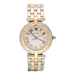Vintage Cartier Panthere Vendom Steel and Gold Watch