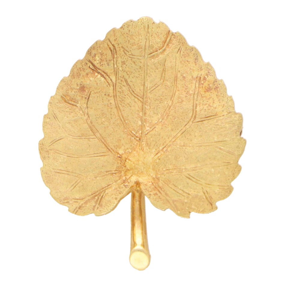 Vintage Tiffany & Co. 1980's Leaf Brooch