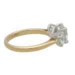 GIA Certified Diamond Three Stone Ring