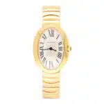 Vintage 2009 Cartier Baignoire Solid Yellow Gold Watch