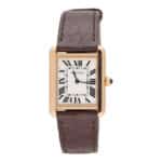 Vintage Cartier Tank Solo 3168 Watch in Rose Gold