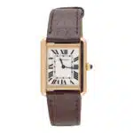 Vintage Cartier Tank Solo 3168 Watch in Rose Gold