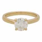 Vintage Old European Cut Diamond Solitaire Ring