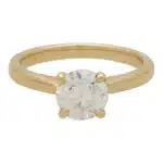 Vintage Old European Cut Diamond Solitaire Ring