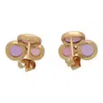 Vintage Pink and Purple Quartz Bubble Earrings