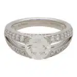 Vintage De Beers GIA Certified 'Anabel' Diamond Ring