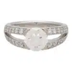 Vintage De Beers GIA Certified 'Anabel' Diamond Ring