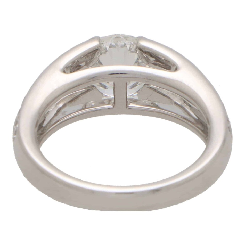 Vintage De Beers GIA Certified 'Anabel' Diamond Ring