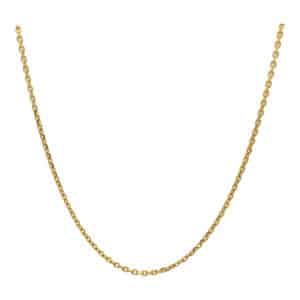 Vintage 24-inch 9k Yellow Gold Chain