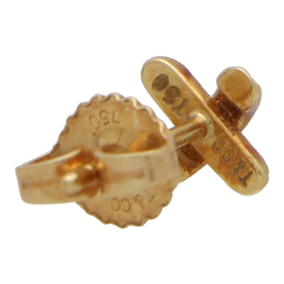 Vintage Tiffany & Co. Diamond Cross Stitch Stud Earrings