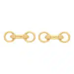 Vintage Cartier Round Snaffle Bar Cufflinks