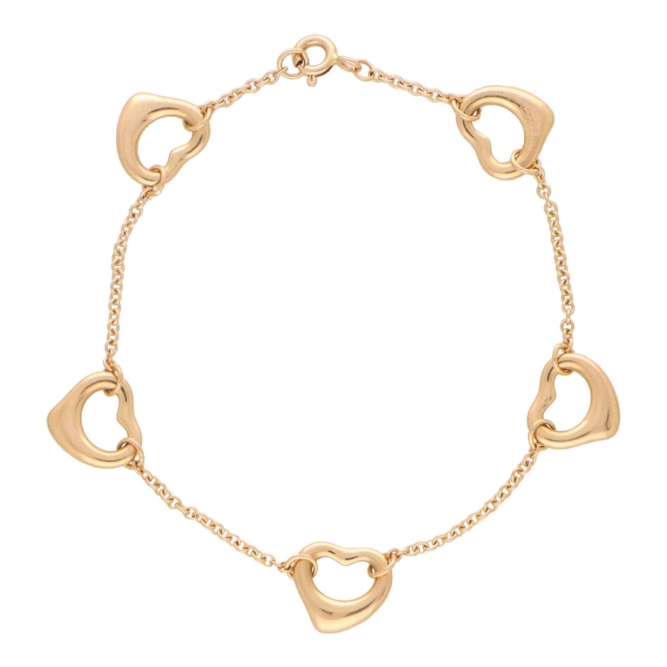 Vintage Elsa Peretti for Tiffany & Co. Open Heart Bracelet